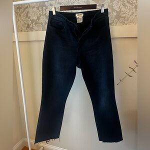 L’agence Dark Wash Straight Denim